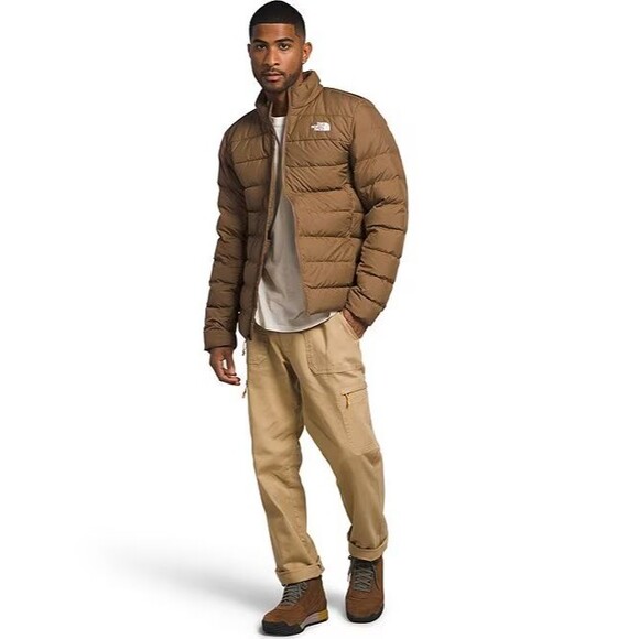 The North Face Big & Tall Aconcagua 3 Men's Jacket UTILITY BROWN 3X NWT - Picture 2 of 13
